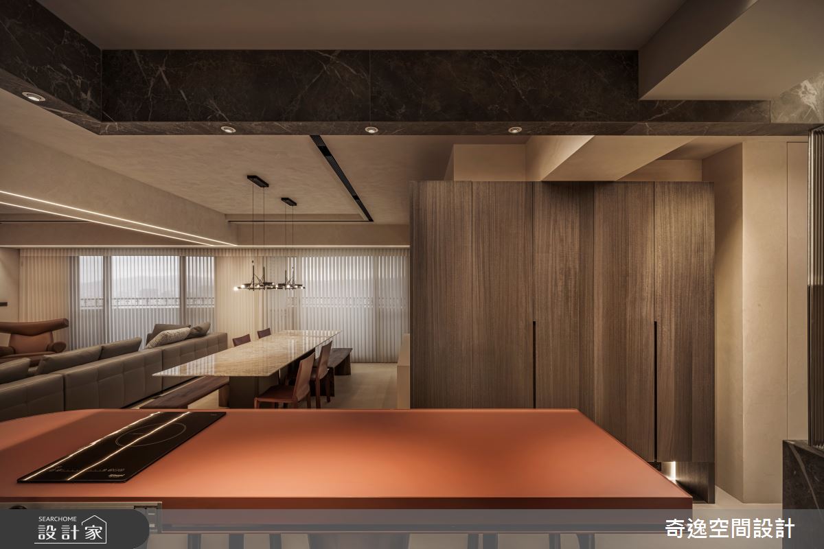 中古屋(5~15年)＿現代風餐廳中島案例圖片＿奇逸空間設計＿奇逸_54之14