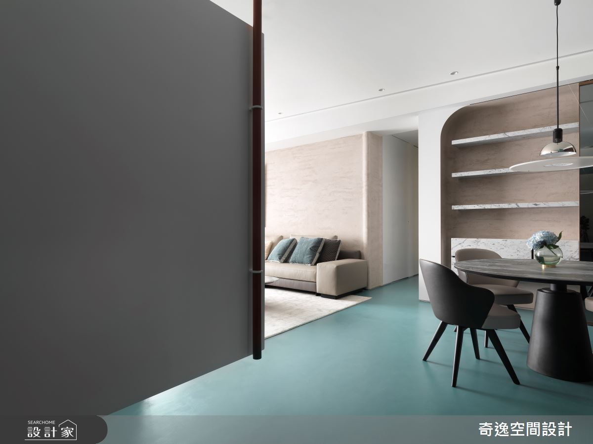 40坪新成屋(5年以下)＿現代風玄關餐廳案例圖片＿奇逸空間設計＿奇逸_55之1