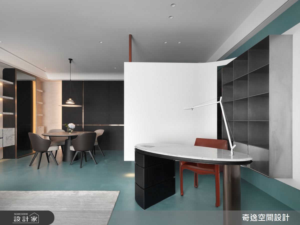 40坪新成屋(5年以下)＿現代風客廳餐廳案例圖片＿奇逸空間設計＿奇逸_55之8