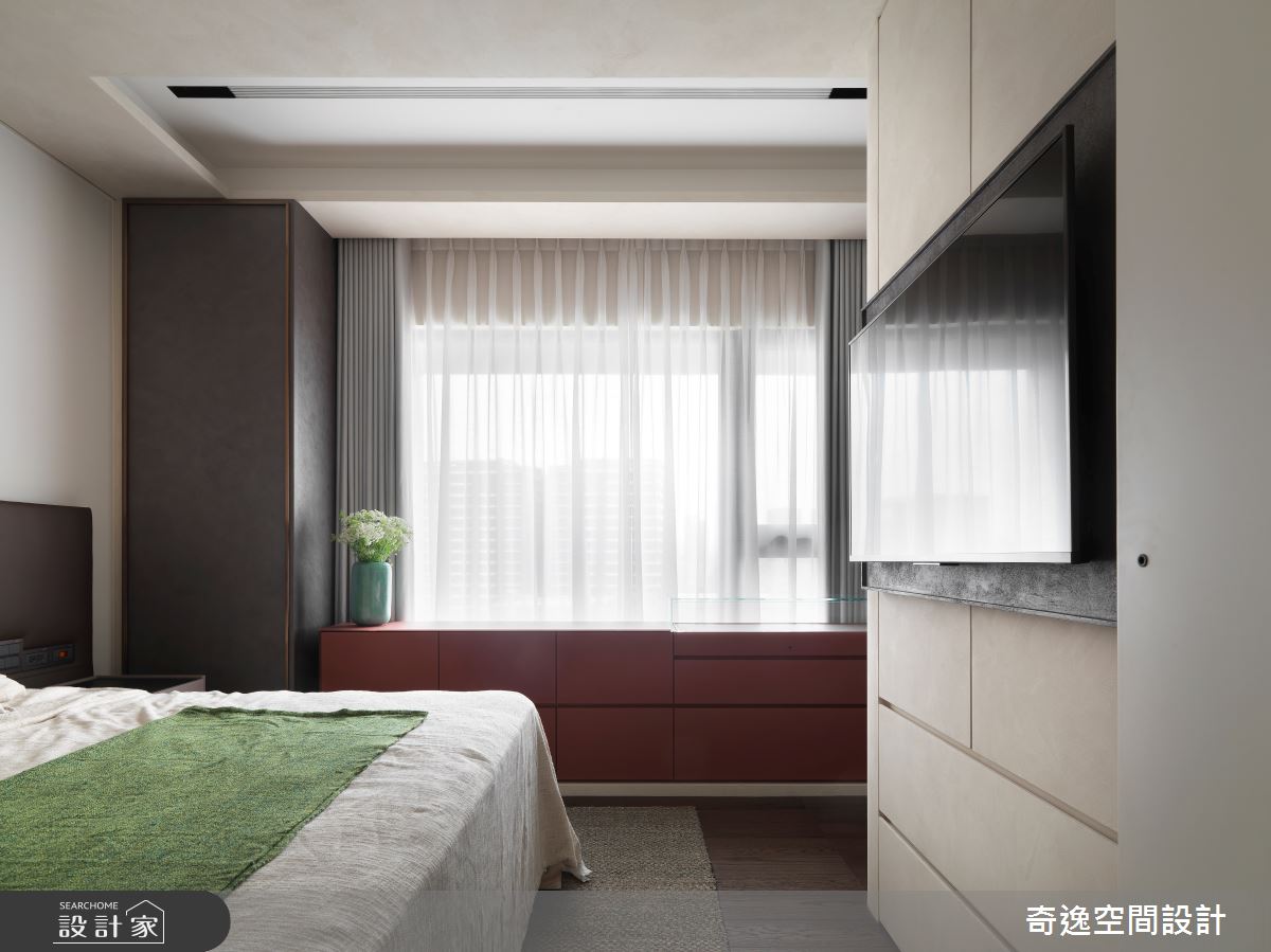 40坪新成屋(5年以下)＿現代風臥室案例圖片＿奇逸空間設計＿奇逸_55之16