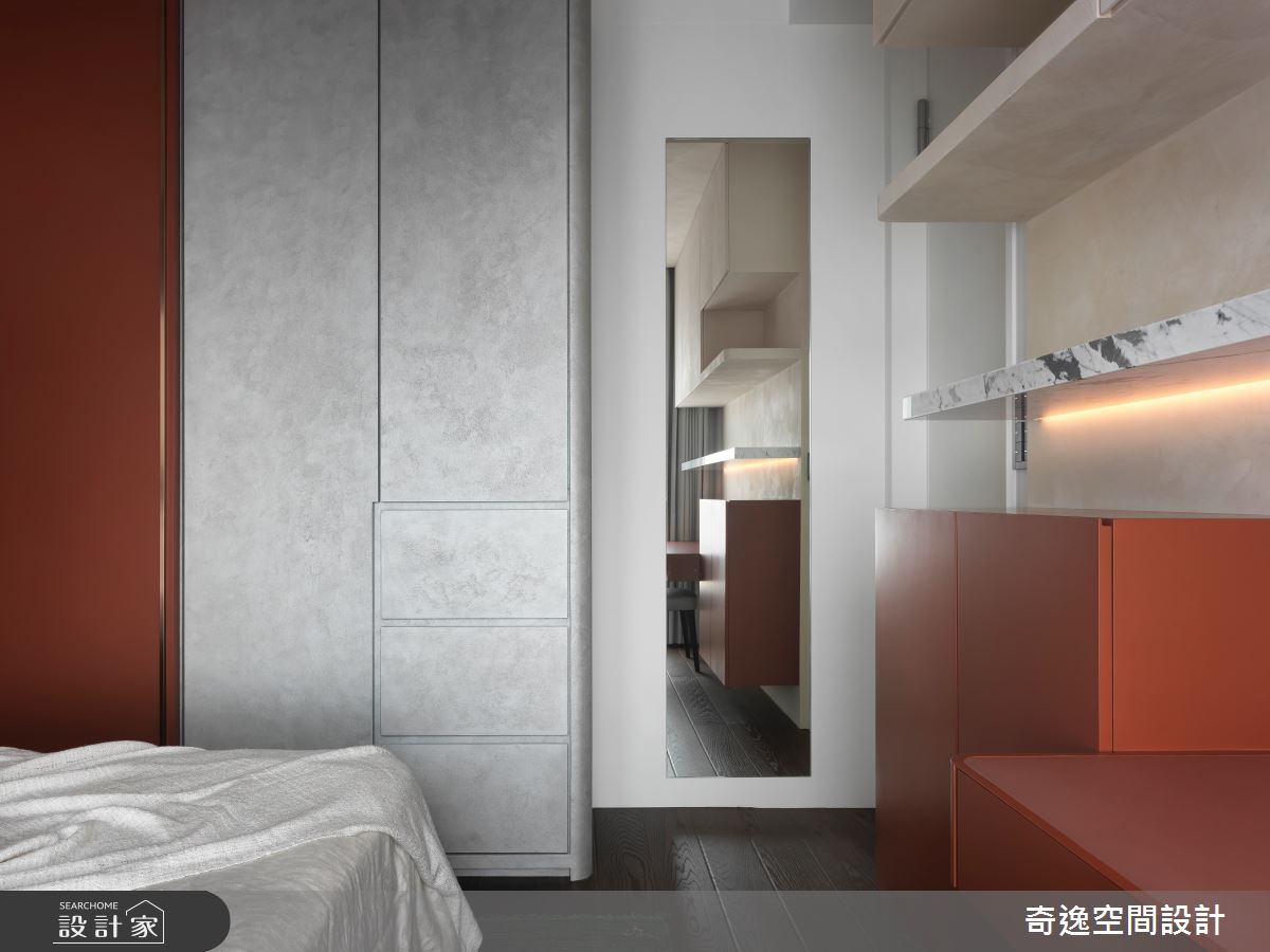 40坪新成屋(5年以下)＿現代風臥室案例圖片＿奇逸空間設計＿奇逸_55之19