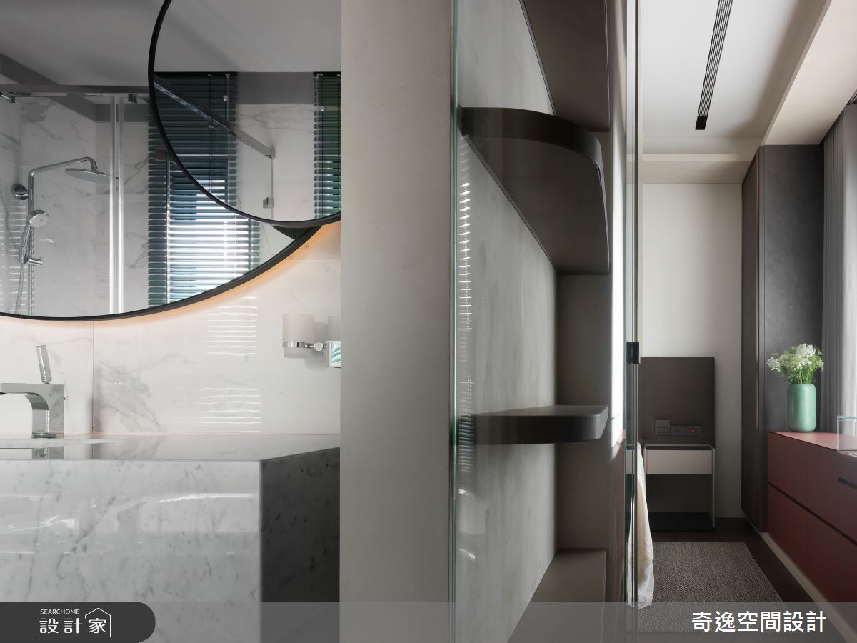 40坪新成屋(5年以下)＿現代風浴室案例圖片＿奇逸空間設計＿奇逸_55之21