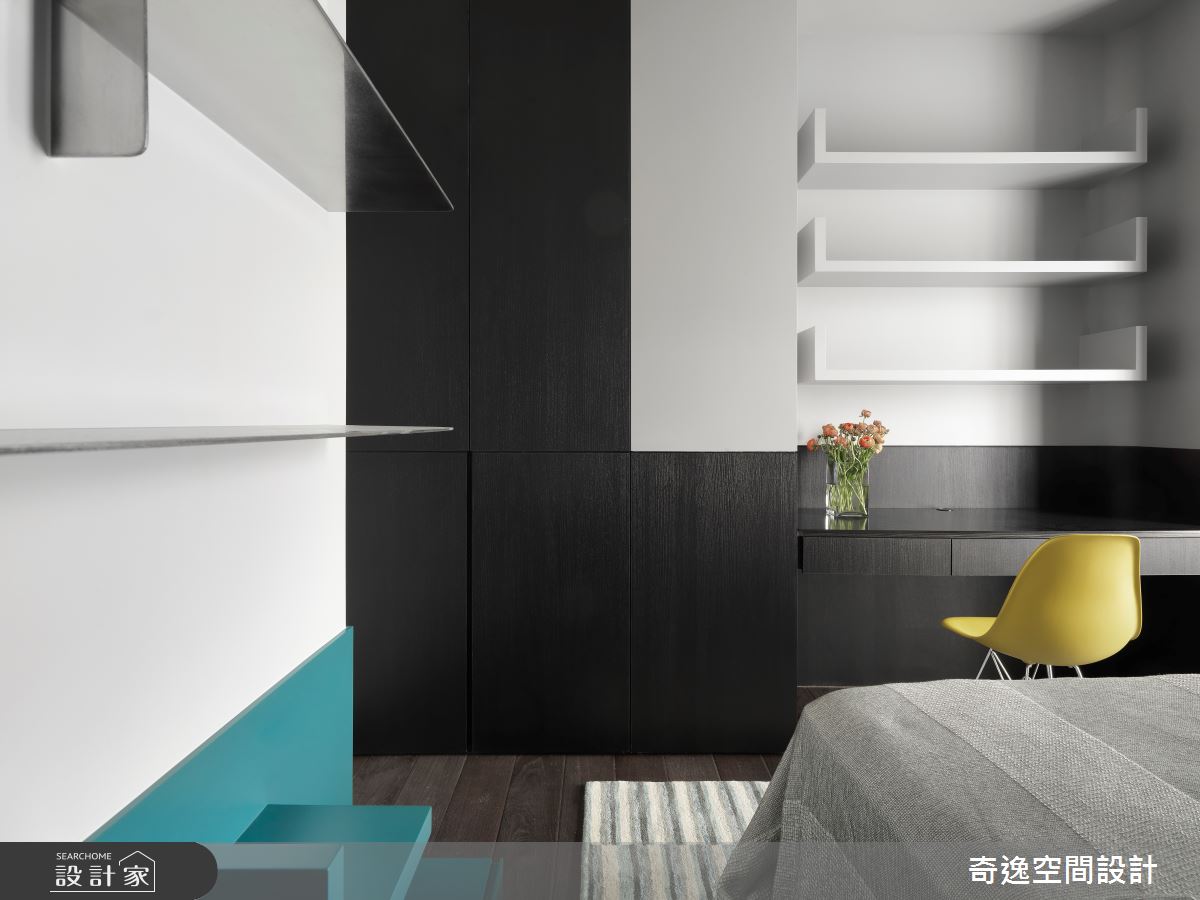 40坪新成屋(5年以下)＿現代風臥室案例圖片＿奇逸空間設計＿奇逸_55之25