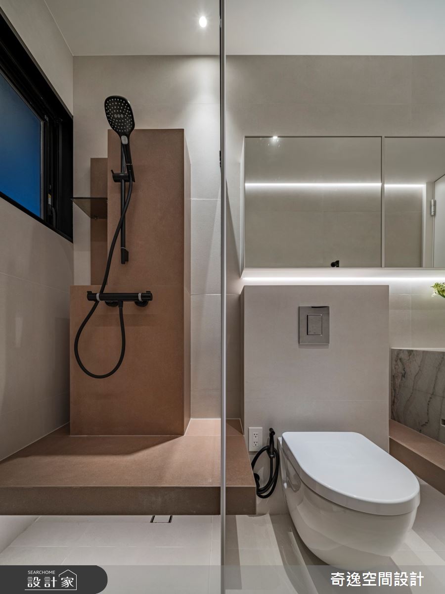 55坪新成屋(5年以下)＿現代風浴室案例圖片＿奇逸空間設計＿奇逸_58之10