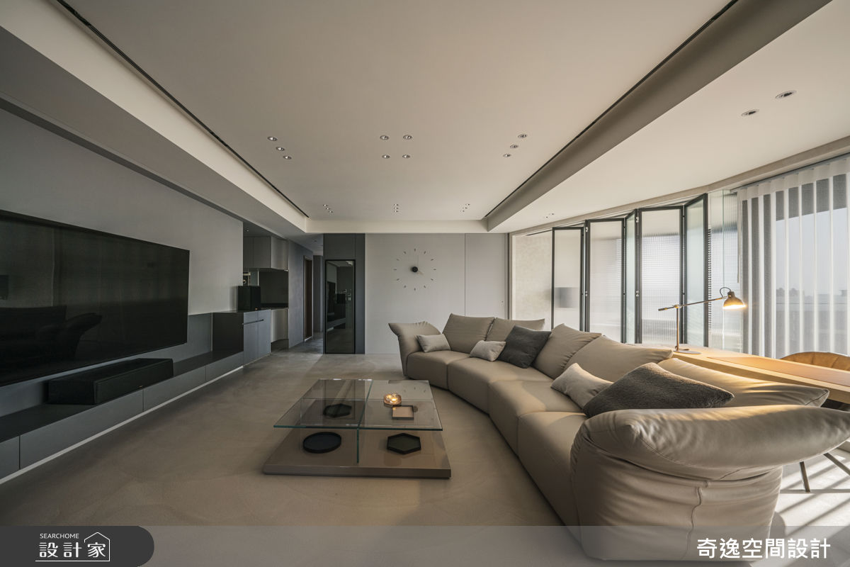 毛胚屋＿現代風客廳案例圖片＿奇逸空間設計＿奇逸_60之5