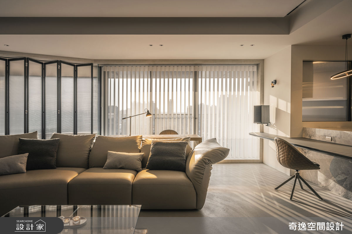 毛胚屋＿現代風客廳案例圖片＿奇逸空間設計＿奇逸_60之12