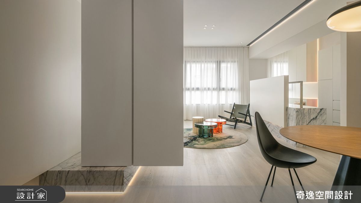 24坪新成屋(5年以下)＿現代風客廳餐廳案例圖片＿奇逸空間設計＿奇逸_63之2