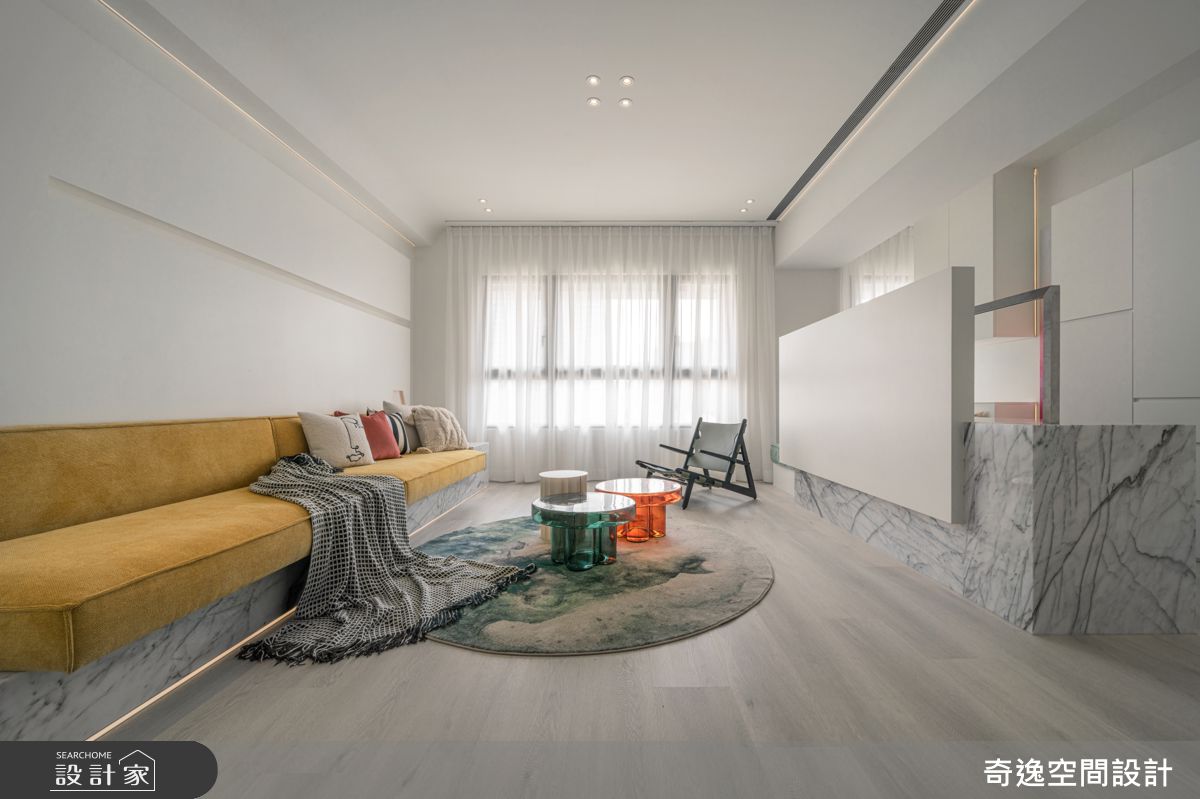 24坪新成屋(5年以下)＿現代風客廳案例圖片＿奇逸空間設計＿奇逸_63之6