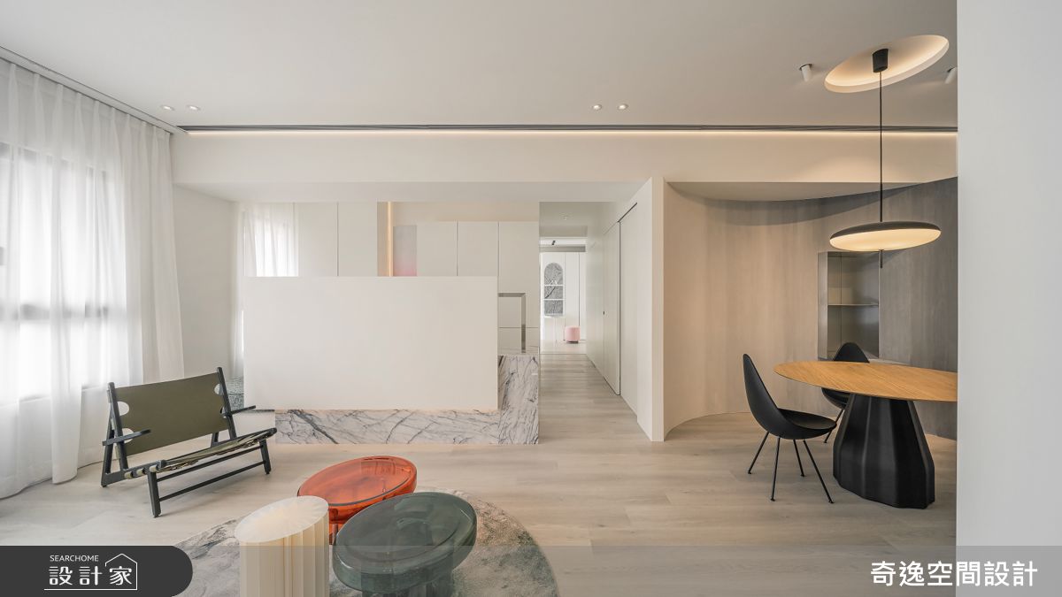 24坪新成屋(5年以下)＿現代風客廳餐廳案例圖片＿奇逸空間設計＿奇逸_63之8