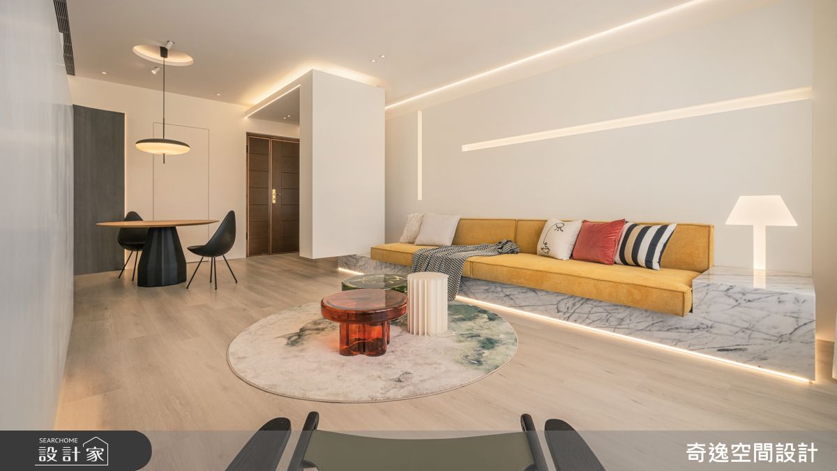 24坪新成屋(5年以下)＿現代風客廳餐廳案例圖片＿奇逸空間設計＿奇逸_63之9