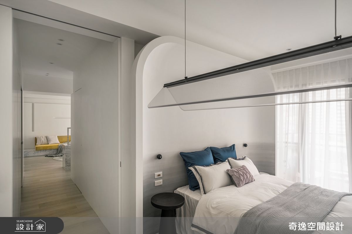24坪新成屋(5年以下)＿現代風臥室走廊案例圖片＿奇逸空間設計＿奇逸_63之21