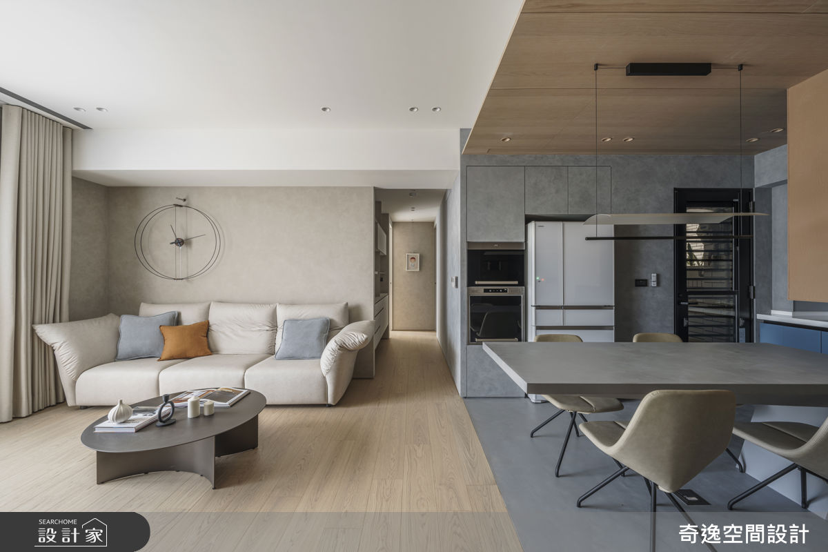 31坪新成屋(5年以下)＿現代風客廳餐廳案例圖片＿奇逸空間設計＿奇逸_64之11