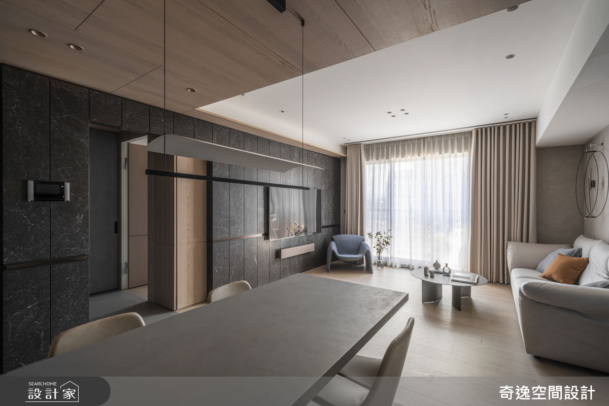 31坪新成屋(5年以下)＿現代風客廳餐廳案例圖片＿奇逸空間設計＿奇逸_64之9