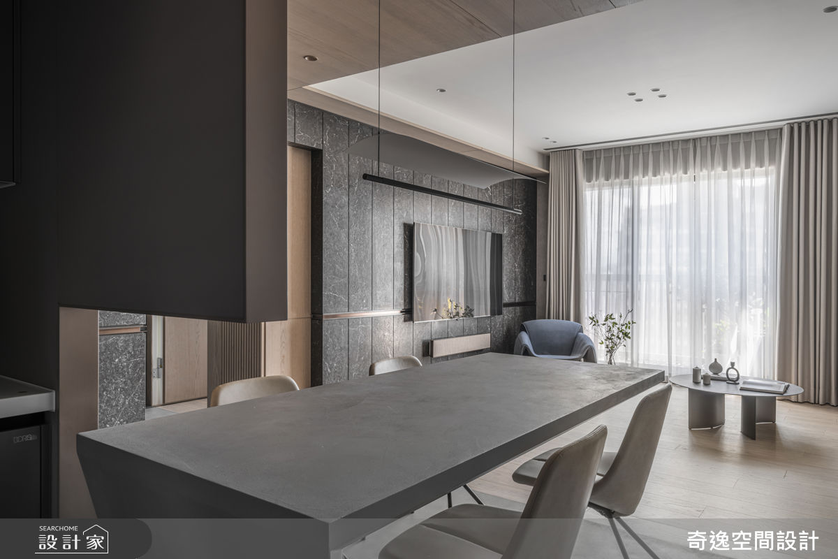 31坪新成屋(5年以下)＿現代風客廳餐廳案例圖片＿奇逸空間設計＿奇逸_64之10