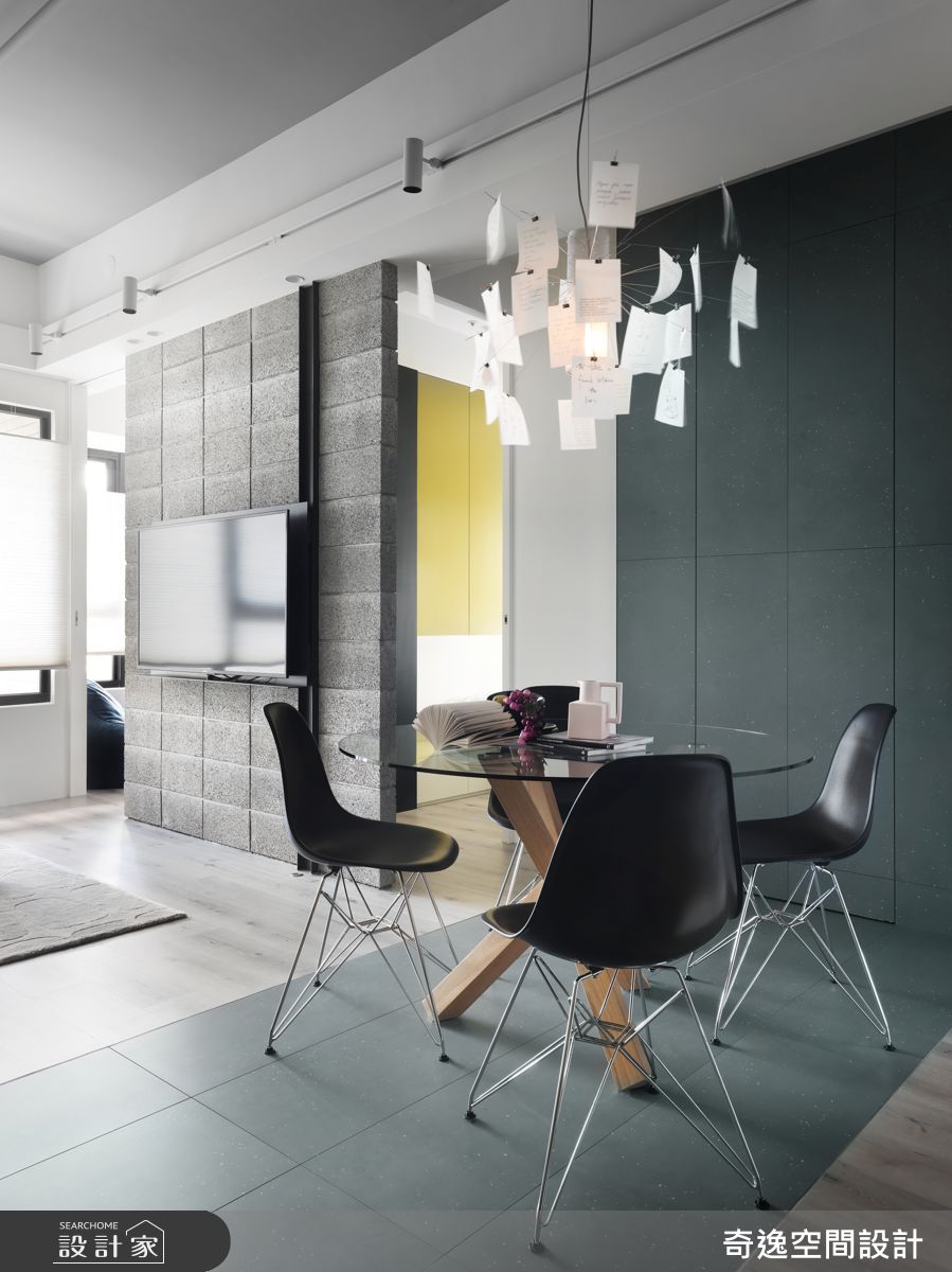 18坪新成屋(5年以下)＿現代風客廳餐廳案例圖片＿奇逸空間設計＿奇逸_65之9