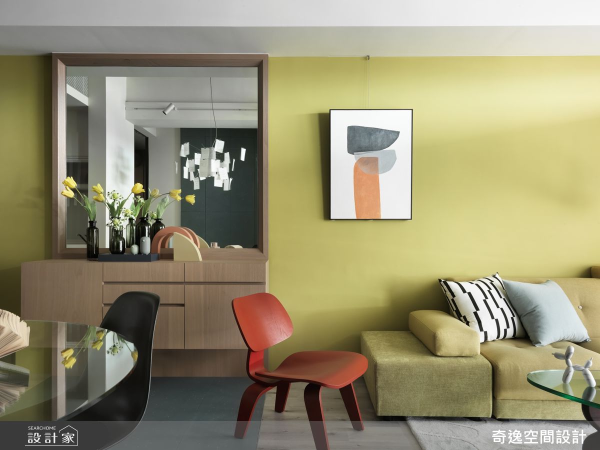 18坪新成屋(5年以下)＿現代風客廳餐廳案例圖片＿奇逸空間設計＿奇逸_65之6