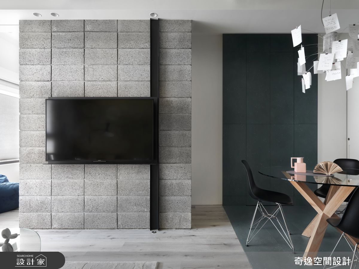 18坪新成屋(5年以下)＿現代風客廳餐廳案例圖片＿奇逸空間設計＿奇逸_65之13