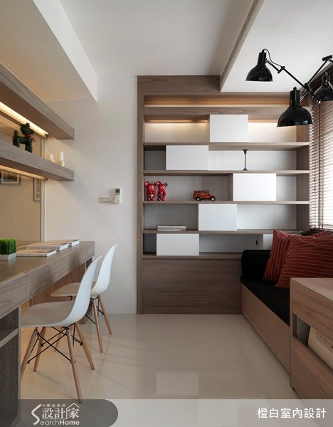 老屋(16~30年)＿北歐風書房案例圖片＿橙白室內裝修設計工程有限公司＿橙白_01之10