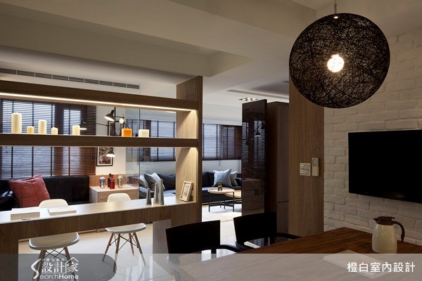 老屋(16~30年)＿北歐風餐廳案例圖片＿橙白室內裝修設計工程有限公司＿橙白_01之15