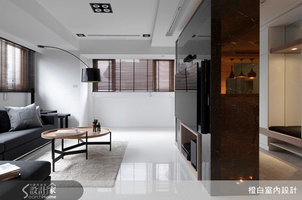 老屋(16~30年)＿北歐風客廳案例圖片＿橙白室內裝修設計工程有限公司＿橙白_01之5