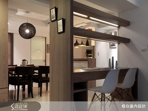 老屋(16~30年)＿北歐風餐廳案例圖片＿橙白室內裝修設計工程有限公司＿橙白_01之12