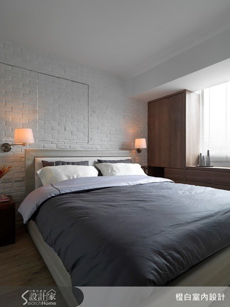 老屋(16~30年)＿北歐風臥室案例圖片＿橙白室內裝修設計工程有限公司＿橙白_01之22