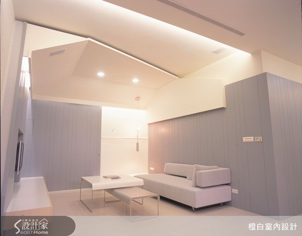 160坪預售屋＿混搭風客廳案例圖片＿橙白室內裝修設計工程有限公司＿橙白_02之19