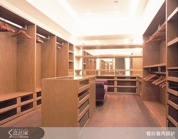 160坪預售屋＿混搭風更衣間案例圖片＿橙白室內裝修設計工程有限公司＿橙白_02之22