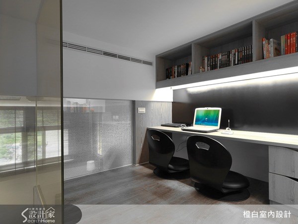38坪新成屋(5年以下)＿新中式風書房案例圖片＿橙白室內裝修設計工程有限公司＿橙白_03之26