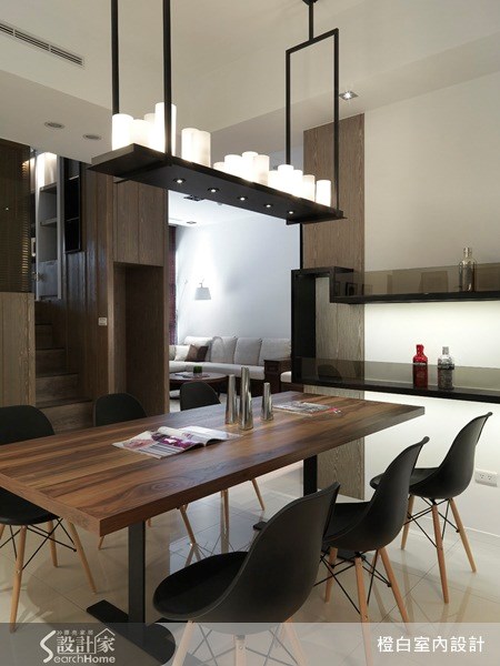 38坪新成屋(5年以下)＿新中式風餐廳案例圖片＿橙白室內裝修設計工程有限公司＿橙白_03之12