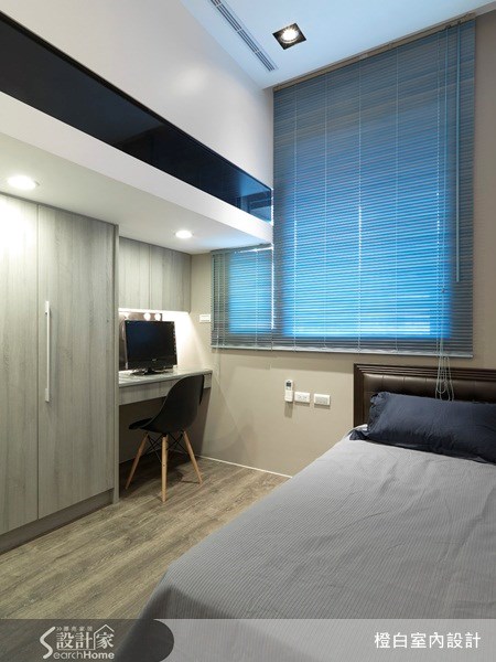 38坪新成屋(5年以下)＿新中式風臥室案例圖片＿橙白室內裝修設計工程有限公司＿橙白_03之24