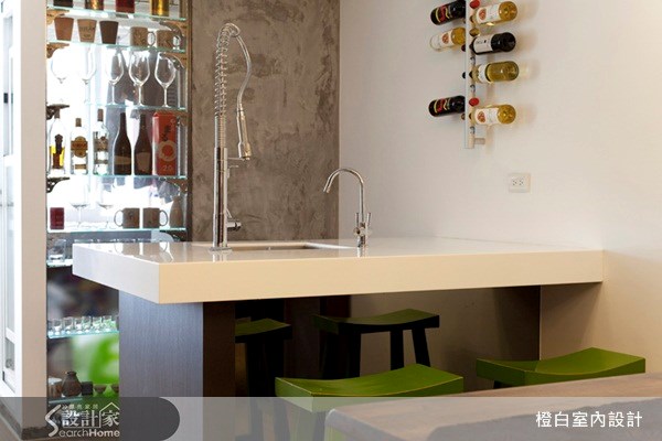 老屋(16~30年)＿混搭風吧檯案例圖片＿橙白室內裝修設計工程有限公司＿橙白_04之15
