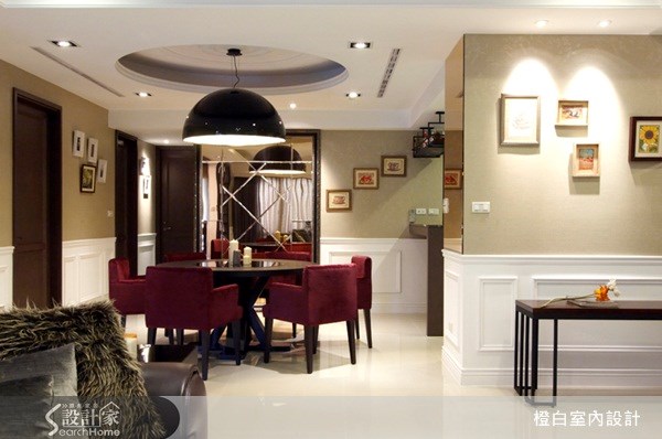 52坪新成屋(5年以下)＿新古典餐廳案例圖片＿橙白室內裝修設計工程有限公司＿橙白_06之19