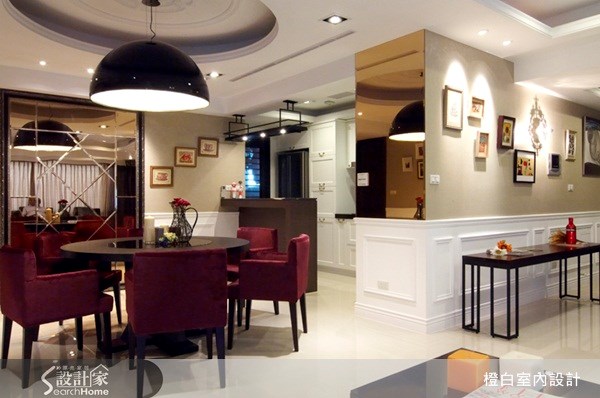 52坪新成屋(5年以下)＿新古典餐廳案例圖片＿橙白室內裝修設計工程有限公司＿橙白_06之20