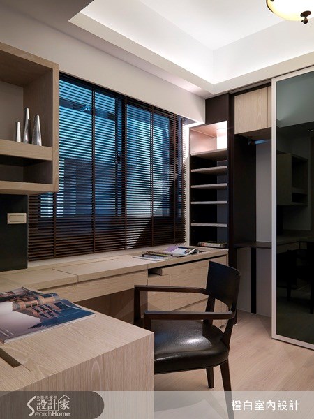 35坪新成屋(5年以下)＿奢華風書房案例圖片＿橙白室內裝修設計工程有限公司＿橙白_07之20
