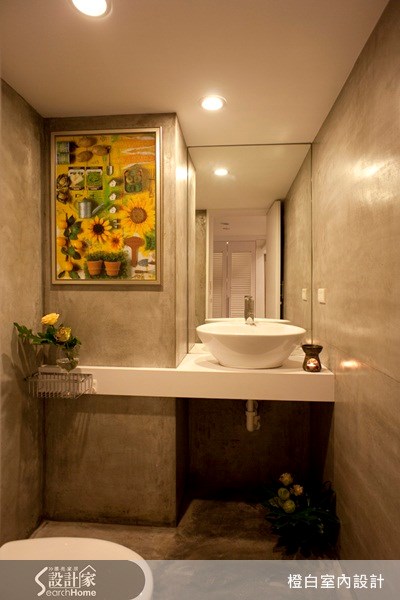 10坪新成屋(5年以下)＿工業風浴室案例圖片＿橙白室內裝修設計工程有限公司＿橙白_08之4450