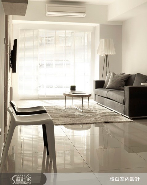 23坪新成屋(5年以下)＿北歐風客廳案例圖片＿橙白室內裝修設計工程有限公司＿橙白_09之2