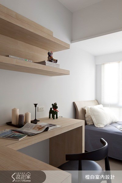 23坪新成屋(5年以下)＿北歐風臥室案例圖片＿橙白室內裝修設計工程有限公司＿橙白_09之23