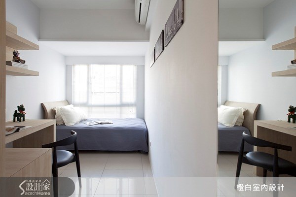 23坪新成屋(5年以下)＿北歐風臥室案例圖片＿橙白室內裝修設計工程有限公司＿橙白_09之22