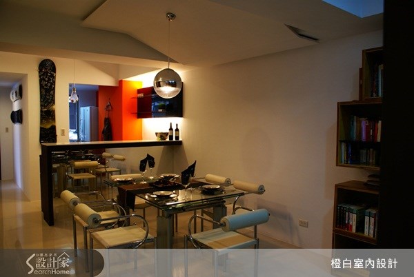 29坪預售屋＿現代風餐廳案例圖片＿橙白室內裝修設計工程有限公司＿橙白_10之11
