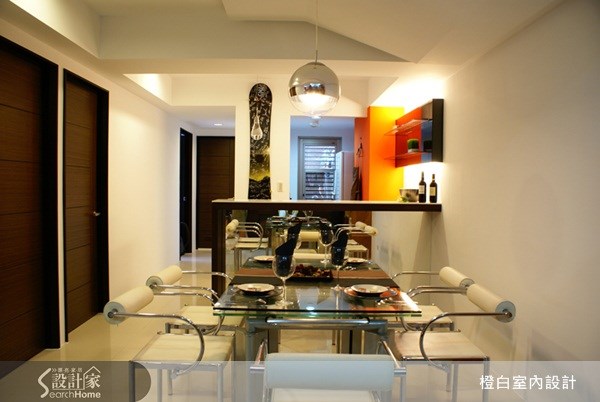 29坪預售屋＿現代風餐廳案例圖片＿橙白室內裝修設計工程有限公司＿橙白_10之17