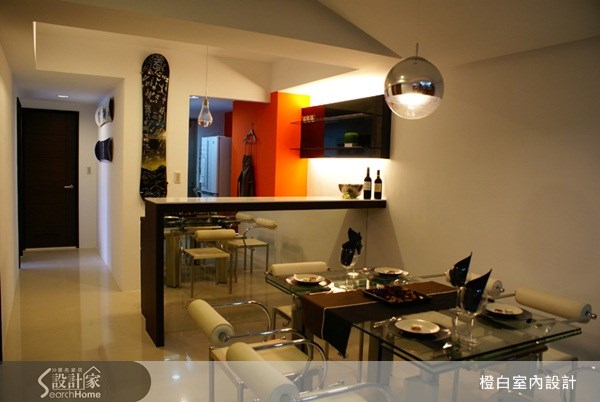 29坪預售屋＿現代風餐廳案例圖片＿橙白室內裝修設計工程有限公司＿橙白_10之16