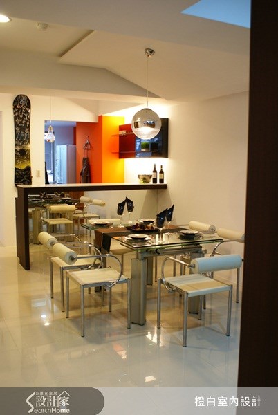29坪預售屋＿現代風餐廳案例圖片＿橙白室內裝修設計工程有限公司＿橙白_10之13