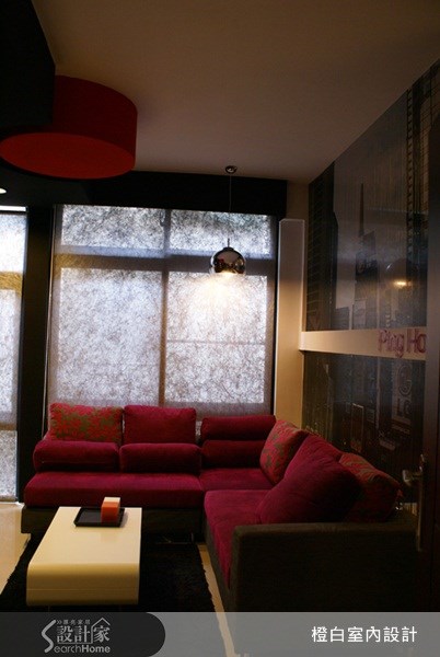 10坪新成屋(5年以下)＿奢華風客廳案例圖片＿橙白室內裝修設計工程有限公司＿橙白_13之6