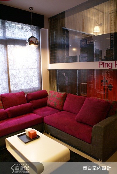 10坪新成屋(5年以下)＿奢華風客廳案例圖片＿橙白室內裝修設計工程有限公司＿橙白_13之5