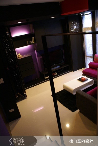 10坪新成屋(5年以下)＿奢華風客廳案例圖片＿橙白室內裝修設計工程有限公司＿橙白_13之23