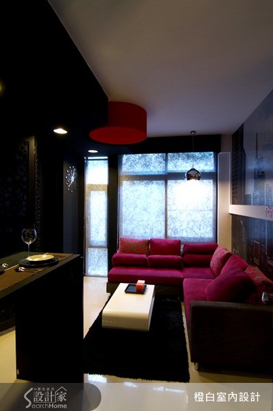 10坪新成屋(5年以下)＿奢華風客廳案例圖片＿橙白室內裝修設計工程有限公司＿橙白_13之8