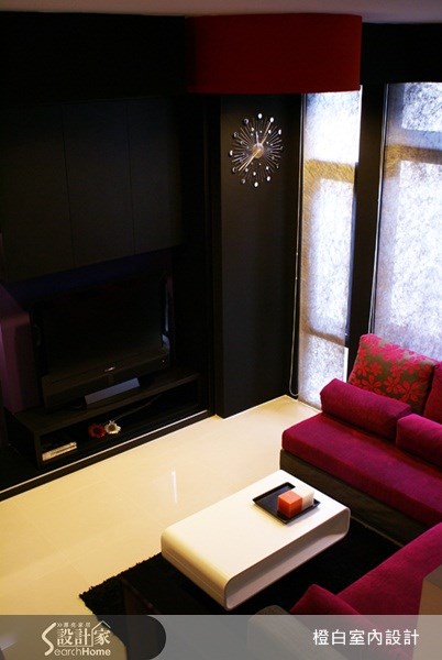 10坪新成屋(5年以下)＿奢華風客廳案例圖片＿橙白室內裝修設計工程有限公司＿橙白_13之12