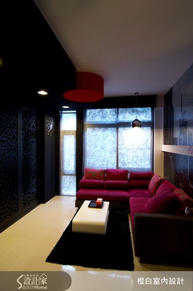 10坪新成屋(5年以下)＿奢華風客廳案例圖片＿橙白室內裝修設計工程有限公司＿橙白_13之7