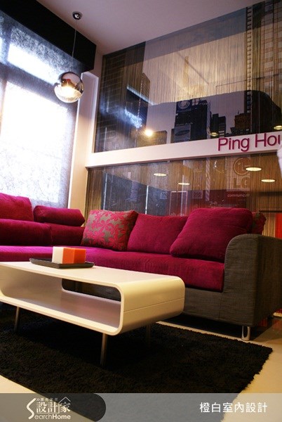 10坪新成屋(5年以下)＿奢華風客廳案例圖片＿橙白室內裝修設計工程有限公司＿橙白_13之14